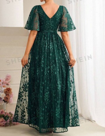 Rochie de ocazie Shein, verde