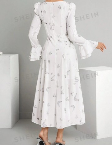 Rochie midi Shein, alb