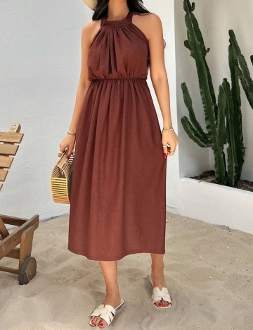 Rochie midi Shein, maro
