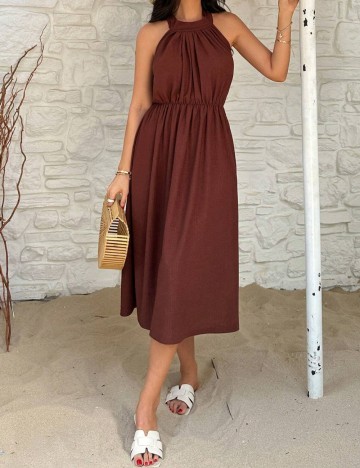 Rochie midi Shein, maro