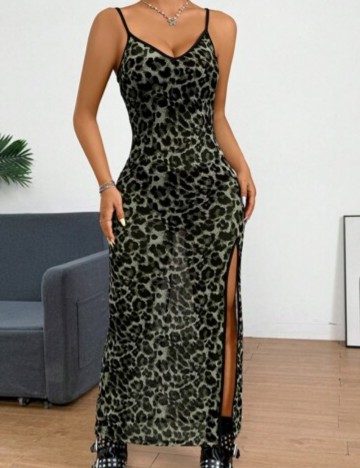 Rochie maxi Shein, mix culori
