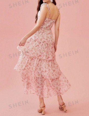 Rochie maxi Shein, mix culori