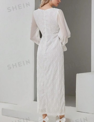 Rochie midi Shein, alb