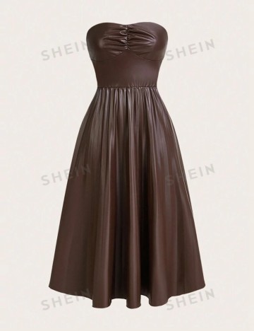 Rochie midi Shein, maro