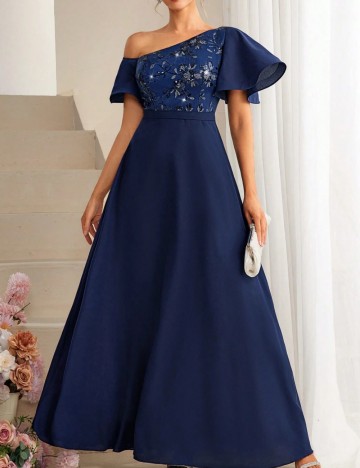 Rochie de ocazie Shein, albastru
