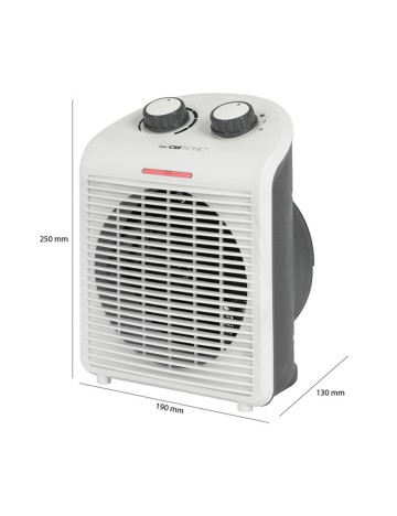 Radiator cu ventilator Shein, alb