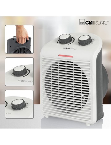 Radiator cu ventilator Shein, alb