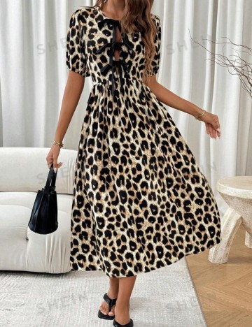 Rochie midi Shein, mix culori