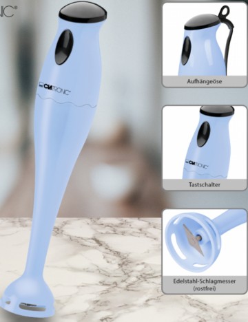 Blender de mână Clatronic, albastru