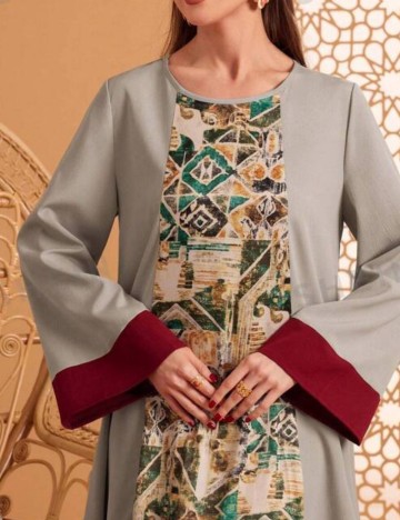 Rochie maxi Shein, mix culori