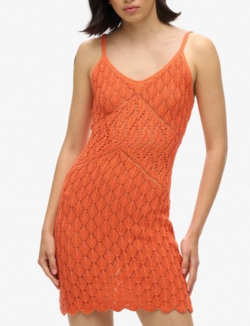 Rochie mini Superdry, portocaliu
