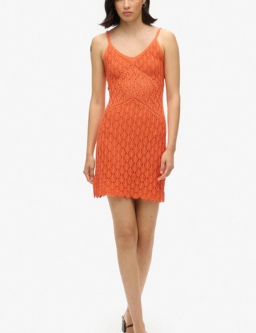 Rochie mini Superdry, portocaliu