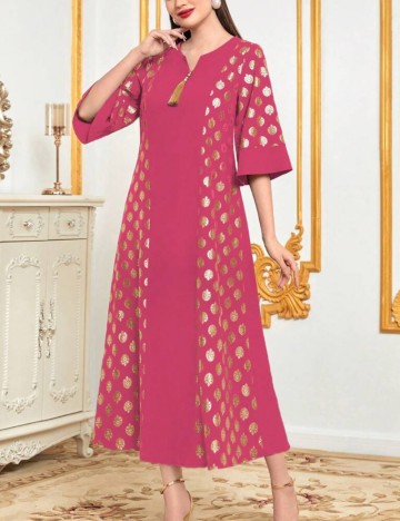 Rochie midi Shein, roz