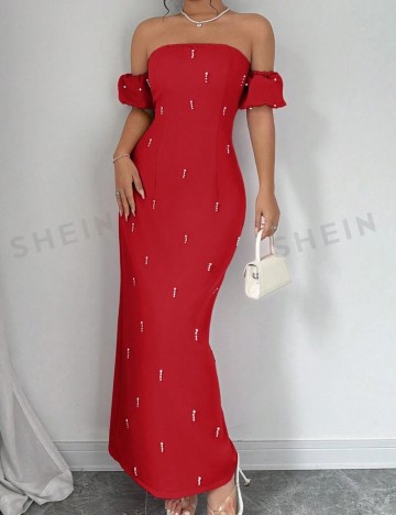 Rochie maxi Shein, roșu