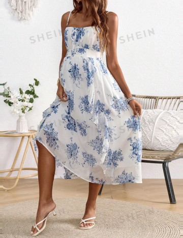 Rochie midi Shein, alb