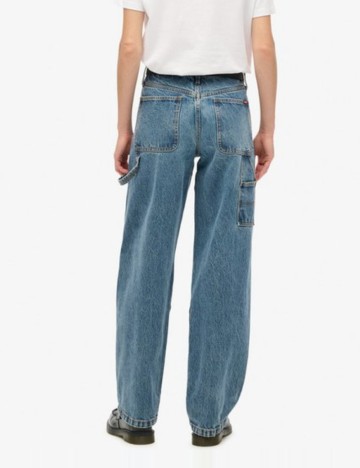 Jeans Superdry, albastru