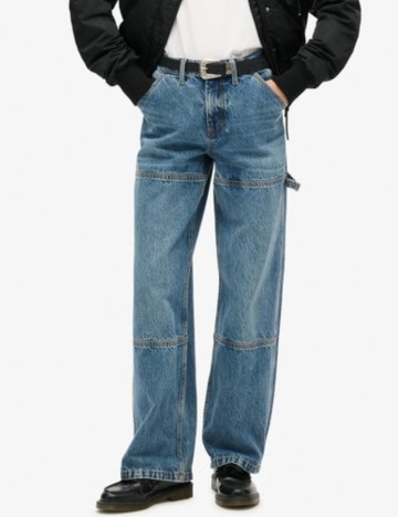 Jeans Superdry, albastru