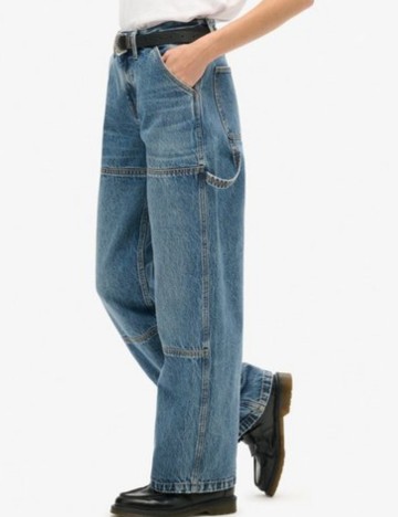 Jeans Superdry, albastru