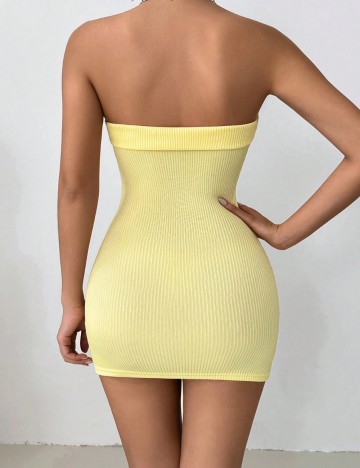 Rochie mini Shein, galben