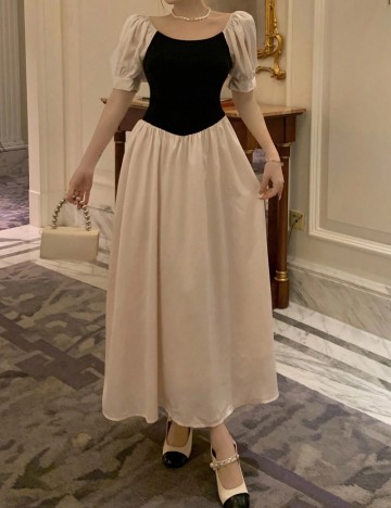 Rochie maxi Shein, mix culori