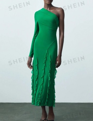 Rochie maxi Shein, verde