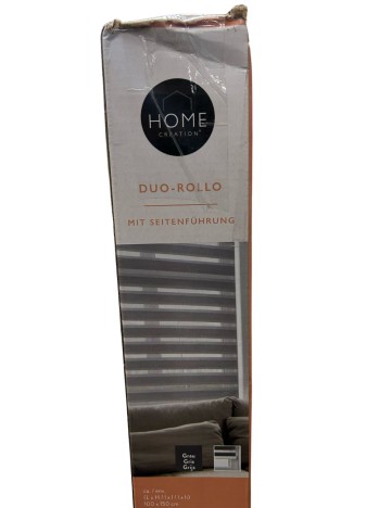 Rulou duo cu ghidaj lateral Home Creation, crem