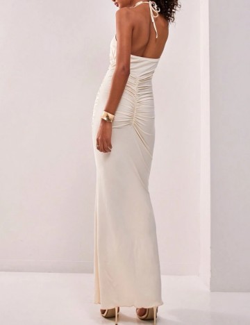 Rochie maxi Shein, crem