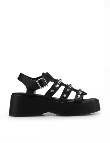 Sandale cu platformă ASOS, negru
