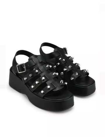 Sandale cu platformă ASOS, negru
