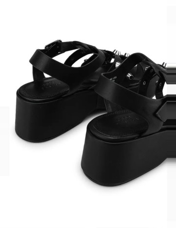 Sandale cu platformă ASOS, negru