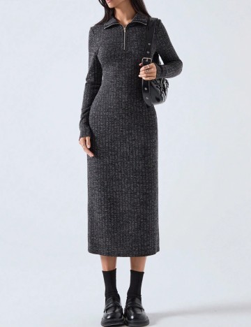 Rochie midi Shein, gri