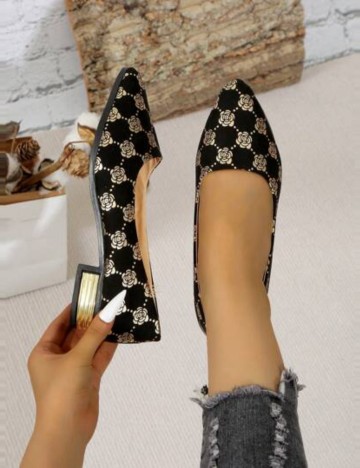Pantofi cu toc Shein, negru