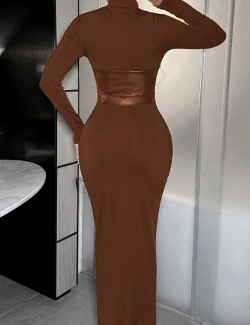 Rochie maxi Shein, maro