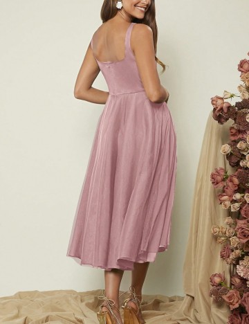 Rochie midi Shein, roz