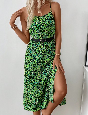 Rochie midi Shein, mix culori