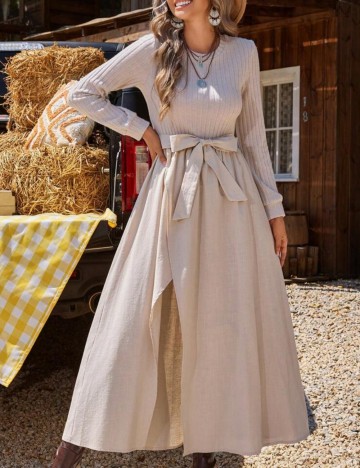 Rochie maxi Shein, bej