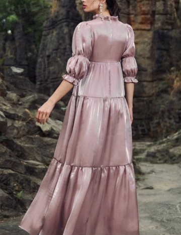 Rochie midi Shein, roz