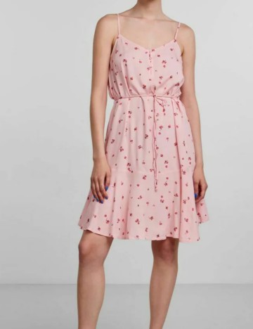 Rochie mini Pieces, roz