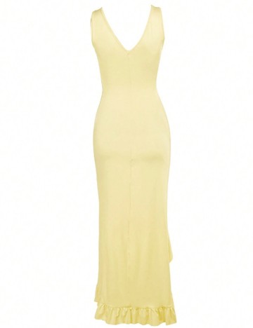 Rochie maxi Shein, galben