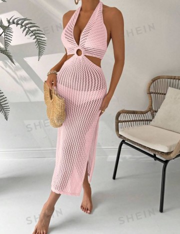 Rochie de plajă Shein, roz