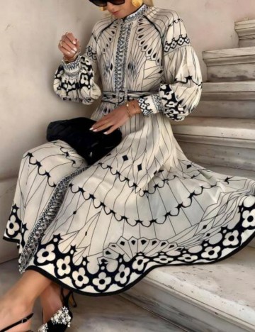 Rochie maxi Shein, mix culori