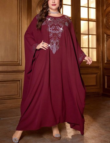Rochie maxi Shein, vișiniu