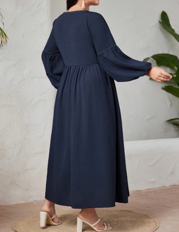 Rochie maxi Shein Curve+, albastru
