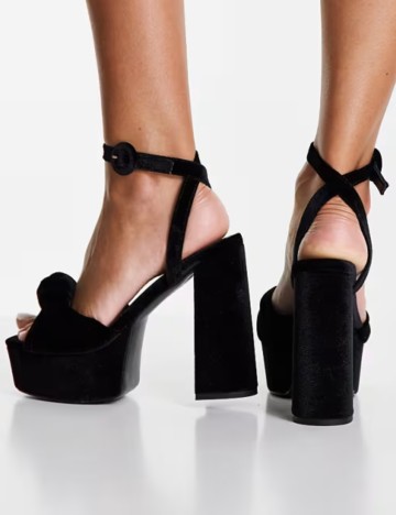 Sandale Cu Toc ASOS, negru