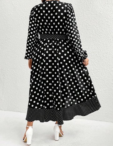 Rochie maxi Shein Curve+, negru