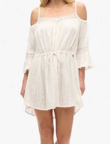 Rochie mini Superdry, alb