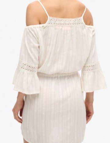 Rochie mini Superdry, alb