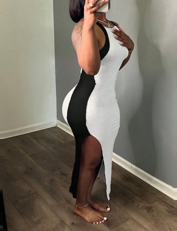 Rochie midi Shein, mix culori