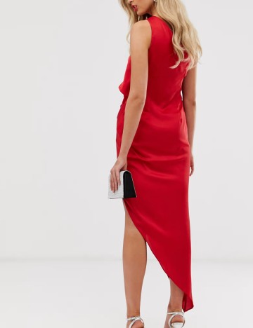 Rochie midi ASOS, roșu