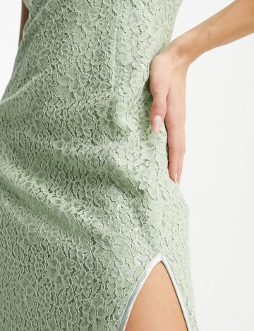 Rochie midi extro&vert, verde